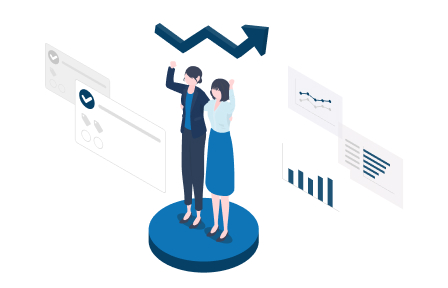 マーケティング設計イラスト